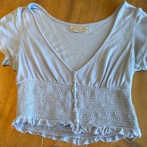 Urban Outfitters Cropped Top Periwinkle Size small